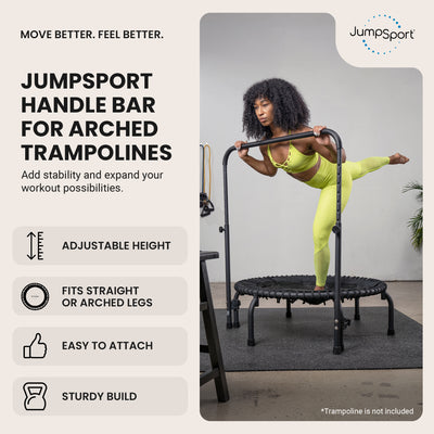 JumpSport Handle Bar Accessory for 39" Straight/Arched Leg Fitness Trampolines