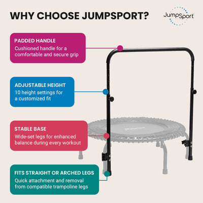 JumpSport Handle Bar for 39" Straight/Arched Leg Fitness Trampolines (Used)