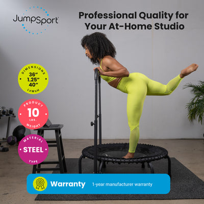 JumpSport Handle Bar for 39" Straight/Arched Leg Fitness Trampolines (Open Box) - VMInnovations