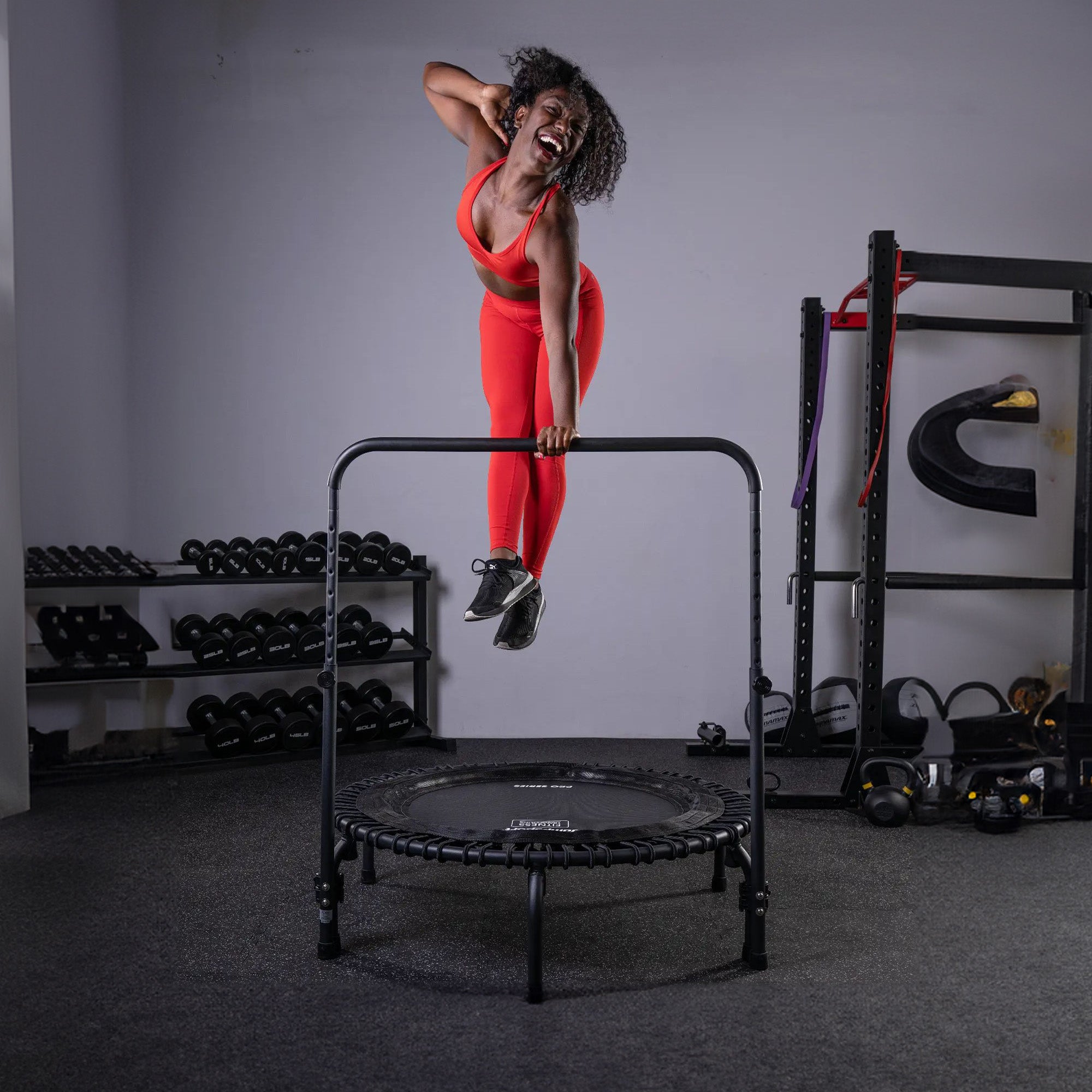 JumpSport Handle Bar for 39" Straight/Arched Leg Fitness Trampolines (Open Box) - VMInnovations