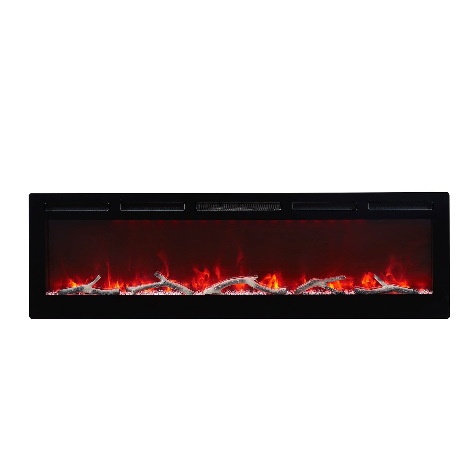 Edyo Living Wall Mount/Recessed Electric Fireplace w/Touch Screen,50" (Open Box) - VMInnovations
