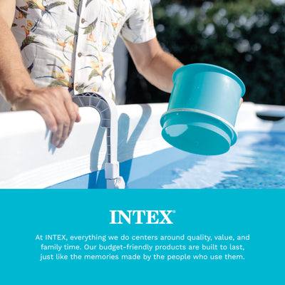 Intex Deluxe 800 GPH+ Wall-Mounted Swimming Pool Surface Automatic Skimmer