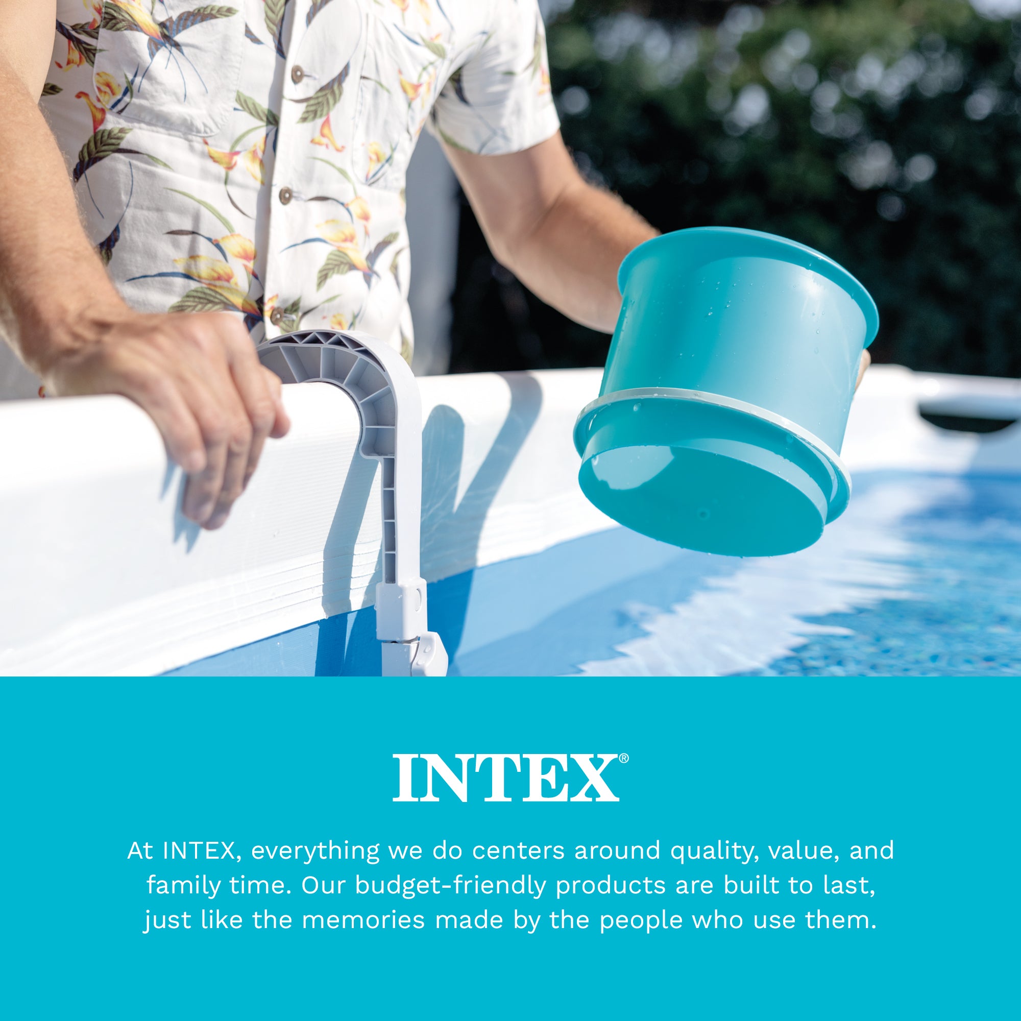 Intex Deluxe 800 GPH+ Wall-Mounted Swimming Pool Surface Automatic Skimmer(Used)