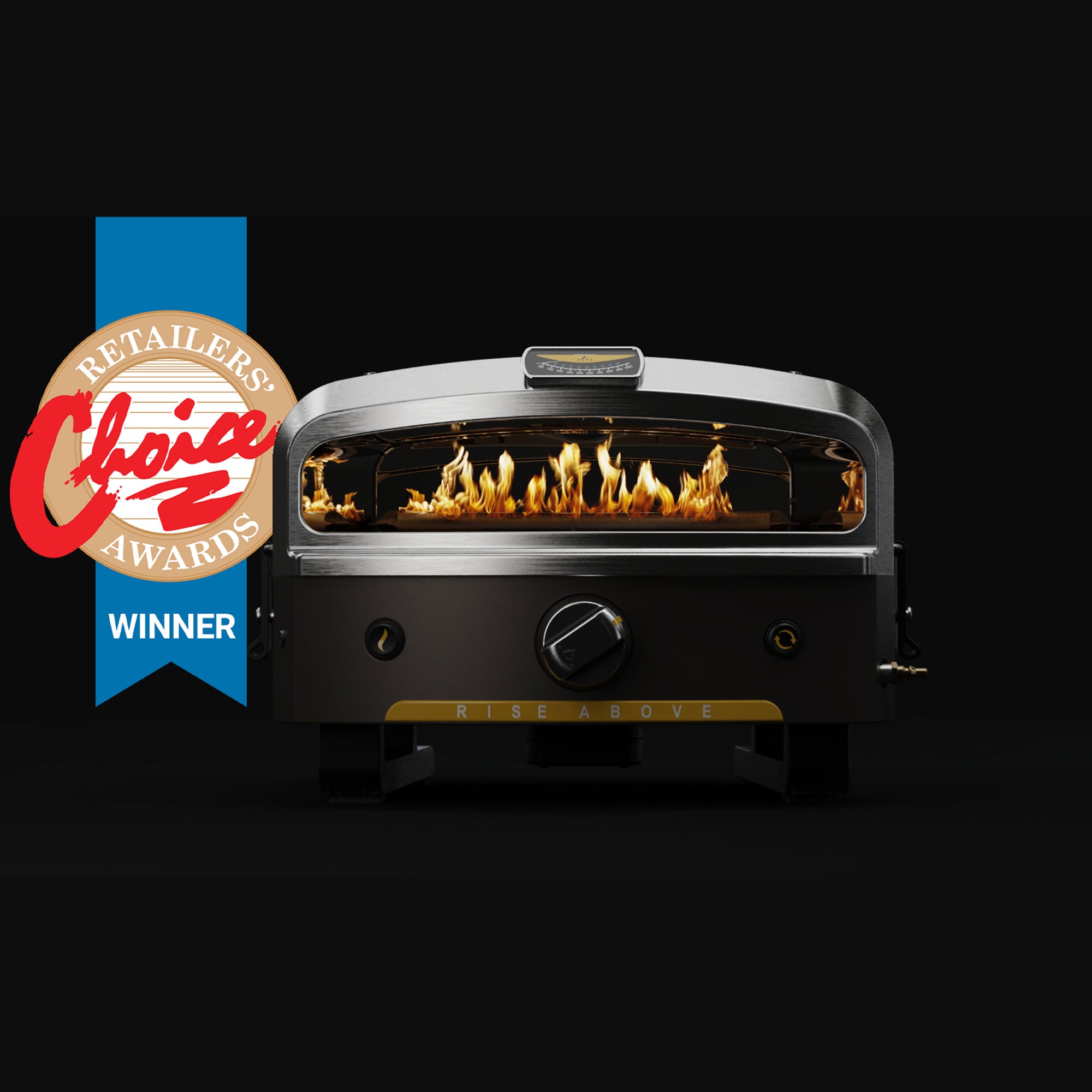 Halo Versa Liquid Propane Gas Pizza Oven with Rotating Cooking Stone (Open Box)