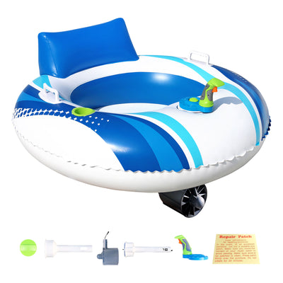 Banzai Motorized Battery Powered Inflatable Pool Cruiser Float for Teens/Adults