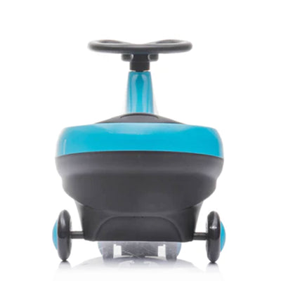 Freddo Toys Toddler Kids Swing Car with Flashing Wheels for Ages 3 to 12, Blue - VMInnovations