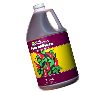 GENERAL HYDROPONICS (1) Gallon FloraMicro Liquid Plant Grow Formula