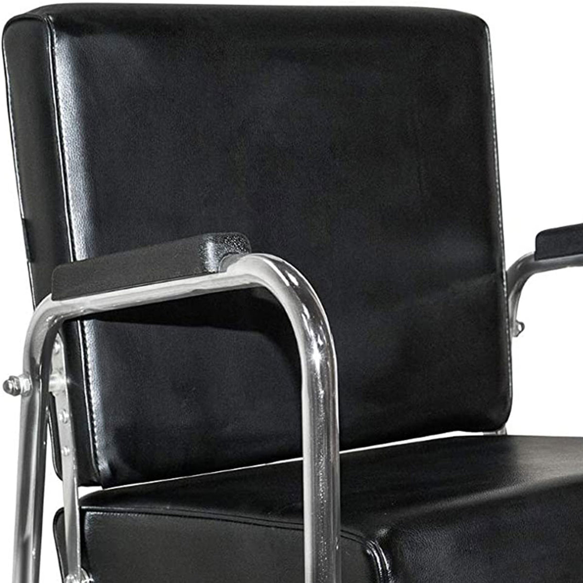 PureSana Ella Professional Auto Reclining Vinyl Shampoo Chair, Black (For Parts)