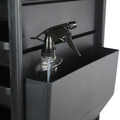 PureSana Chromium Professional 4 Drawer Rolling Salon Trolley Station (Open Box) - VMInnovations