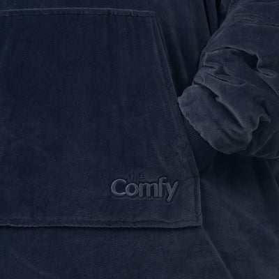 The Comfy Original Oversized Microfiber Sherpa Wearable Blanket for Adults, Blue - VMInnovations