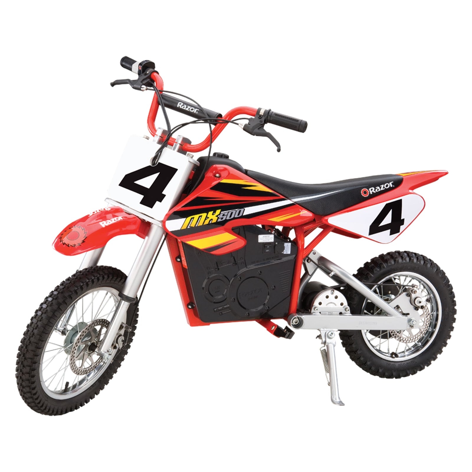 Razor MX500 Dirt Rocket 36V Electric Toy Motocross Dirt Bike, Red (2 Pack) - VMInnovations