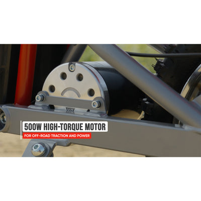Razor MX500 Red Dirt Rocket High-Torque Electric Motorcycle Dirt Bike for Adult