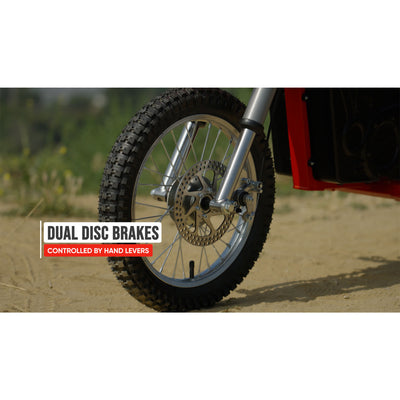Razor MX500 Red Dirt Rocket High-Torque Electric Motorcycle Dirt Bike for Adult