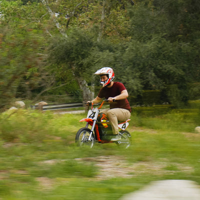 Razor MX500 Red Dirt Rocket High-Torque Electric Motorcycle Dirt Bike for Adult