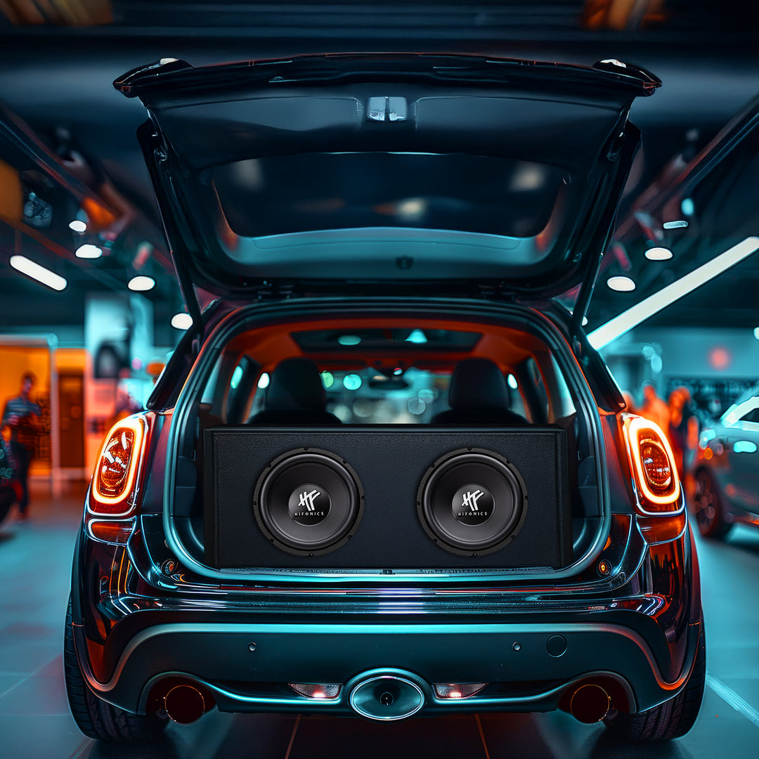 4) HIFONICS HFX12D4  12" 2400W Car Audio DVC Subwoofers Power Bass Subwoofers