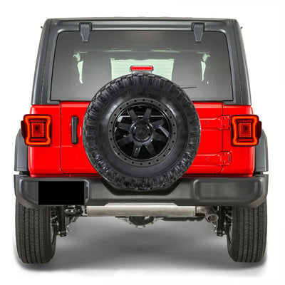 AMERICAN MODIFIED Red Lens Tunnel Tail Lights 2018-2022 Jeep Wrangler JL(Used)