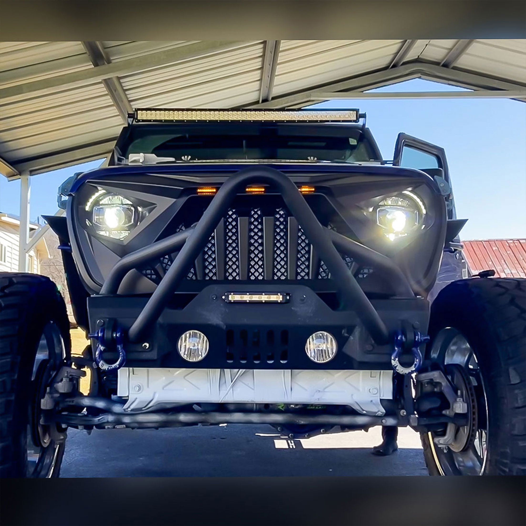 AMERICAN MODIFIED LED Halo Headlight for 18-22 Wrangler JL,Gladiator JT (Used) - VMInnovations