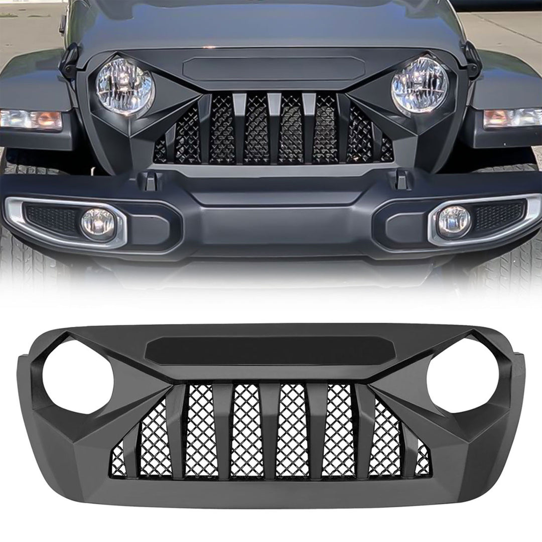 Demon Grille for 2018+ Jeep Wrangler JL & 2020+ Gladiator JT (Open Box) - VMInnovations