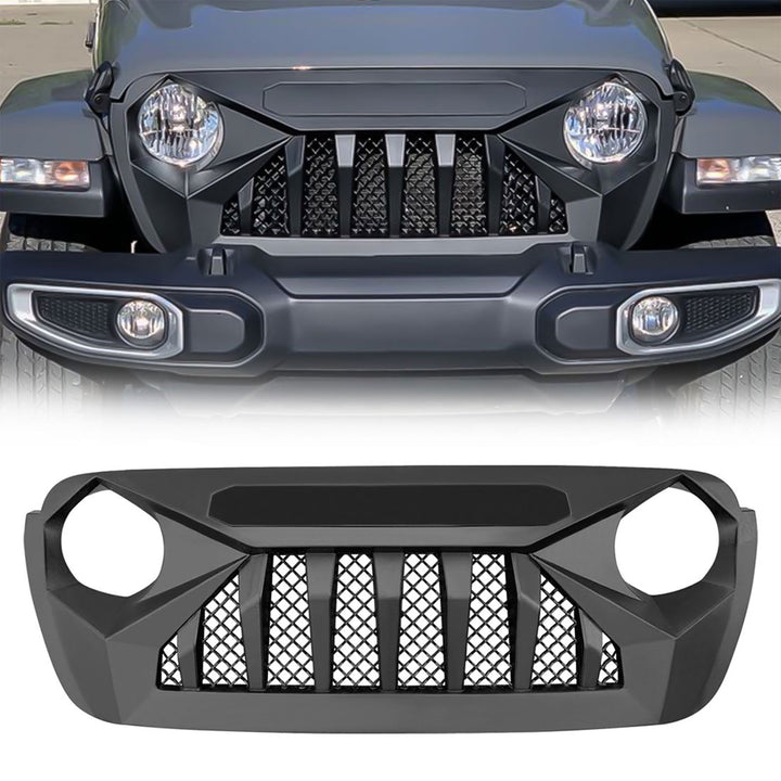 Demon Grille for 2018+ Jeep Wrangler JL & 2020+ Gladiator JT (Open Box) - VMInnovations