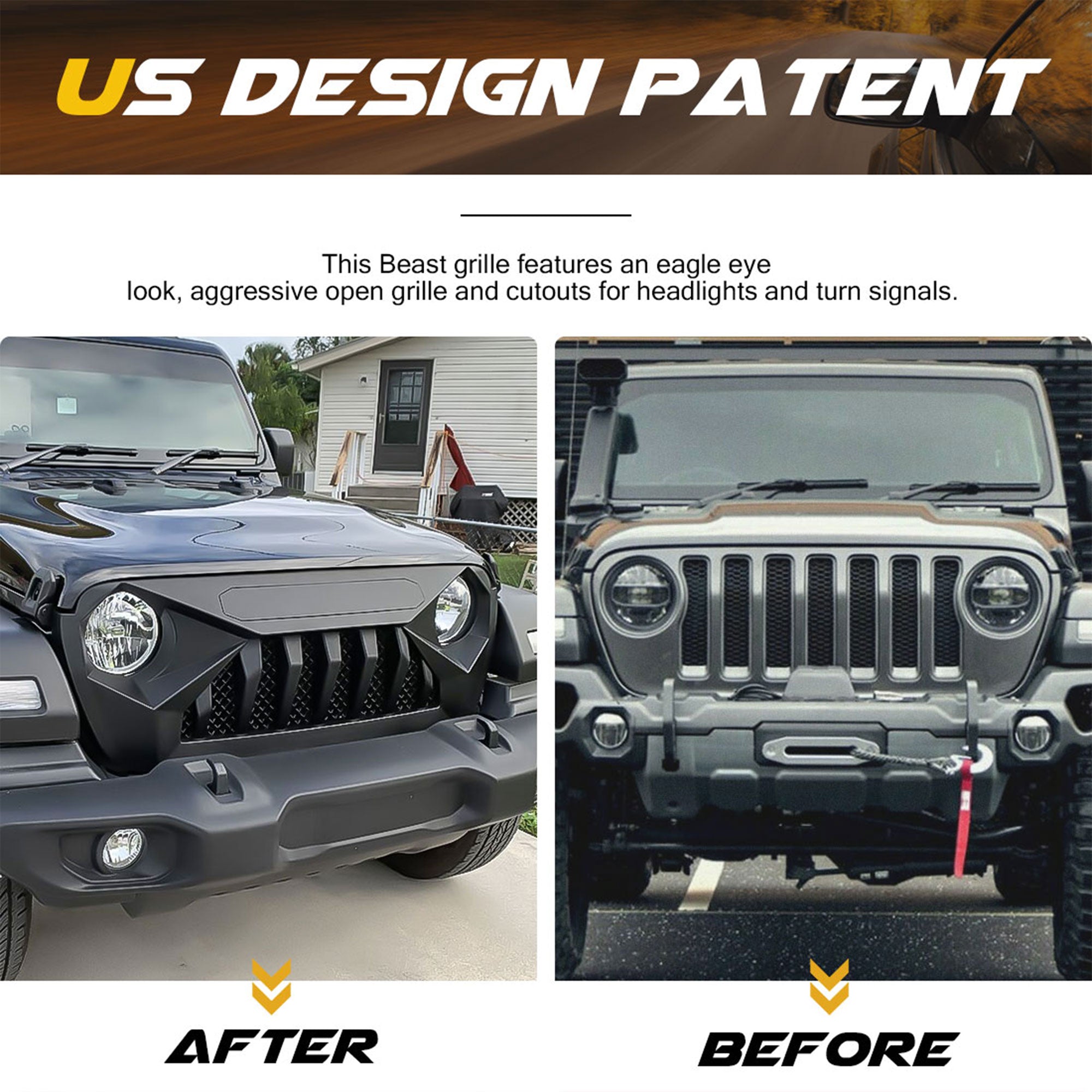 AMERICAN MODIFIED Demon for 2018+ Jeep Wrangler JL & 2020+ Gladiator JT (Used) - VMInnovations