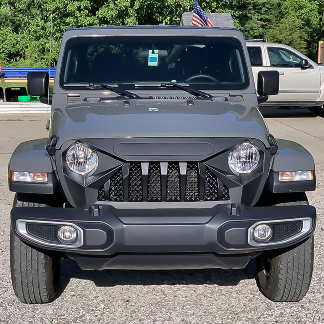 Demon Grille for 2018+ Jeep Wrangler JL & 2020+ Gladiator JT (Open Box) - VMInnovations
