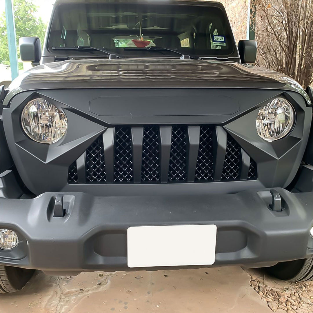 Demon Grille for 2018+ Jeep Wrangler JL & 2020+ Gladiator JT (Open Box) - VMInnovations