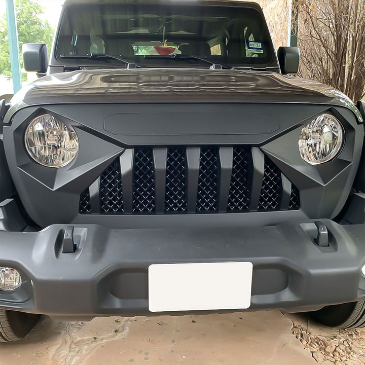 Demon Grille for 2018+ Jeep Wrangler JL & 2020+ Gladiator JT (Open Box) - VMInnovations
