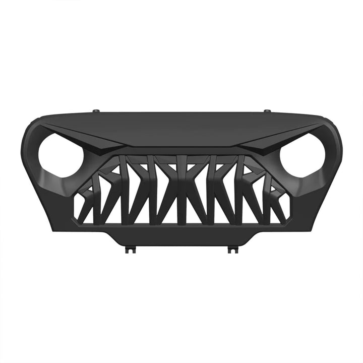 AMERICAN MODIFIED Shark Grille Compatible w/ 1997-2006 Jeep Wrangler TL or LJ