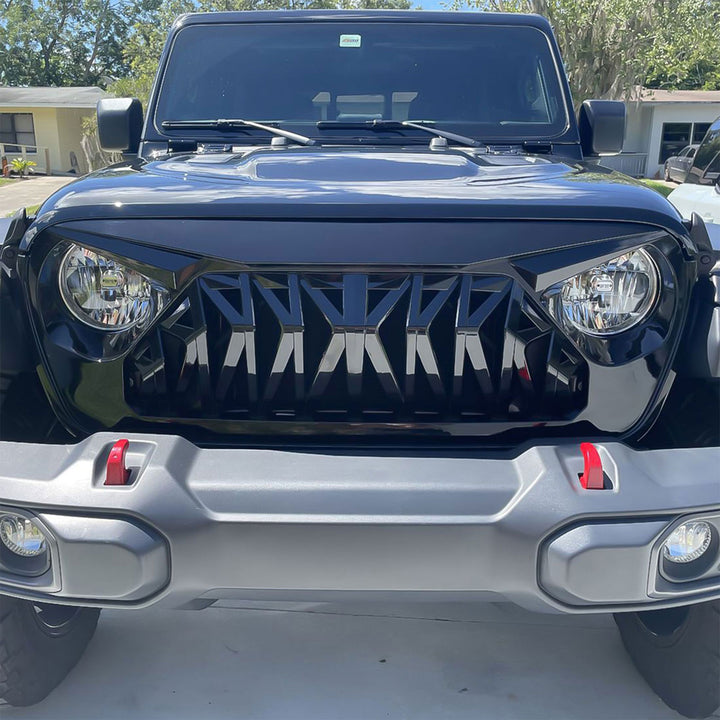 AMERICAN MODIFIED Shark Grille 2018+ Jeep Wrangler JL & 2020+ Gladiator JT(Used) - VMInnovations