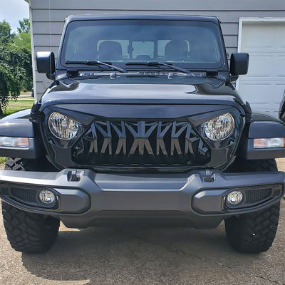 AMERICAN MODIFIED Shark Grille 2018+ Jeep Wrangler JL & 2020+ Gladiator JT(Used)