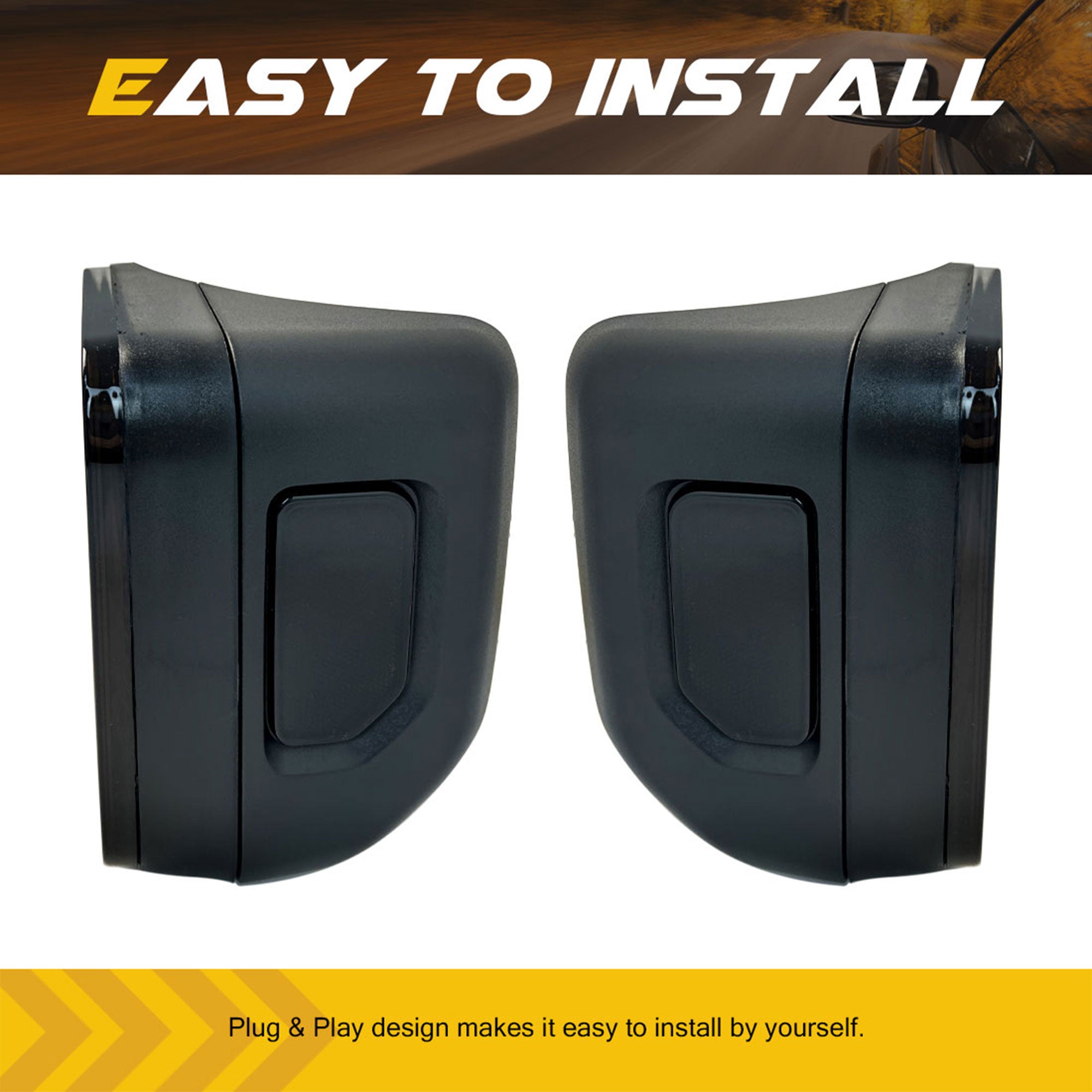 AMERICAN MODIFIED LED Tail Lights, 19-22 Jeep Gladiator JT,  Black (Open Box) - VMInnovations