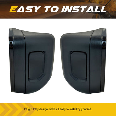 AMERICAN MODIFIED LED Tail Lights, 2020-2023 Jeep Gladiator JT, Smoke Black - VMInnovations