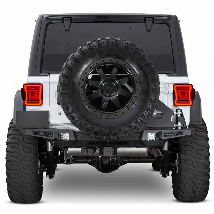 Red V2 Tunnel Tail Lights for 2007-2018 Jeep Wrangler JK/JKU (Open Box)