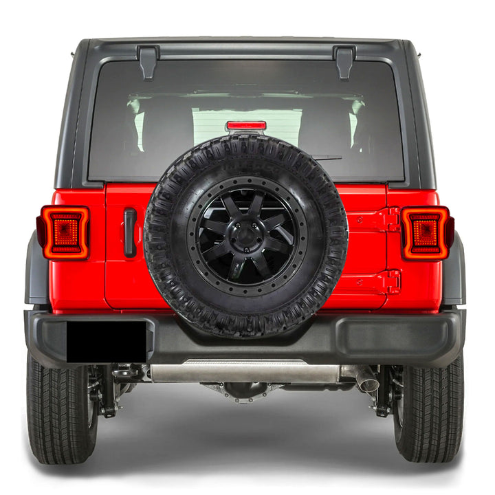 Red V2 Tunnel Tail Lights for 2007-2018 Jeep Wrangler JK/JKU (Open Box)