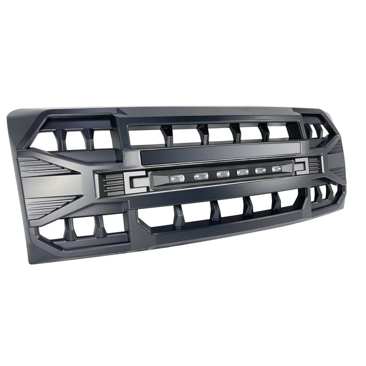 AMERICAN MODIFIED Armor Grille with Off Road Lights for 2009-2014 Ford F150