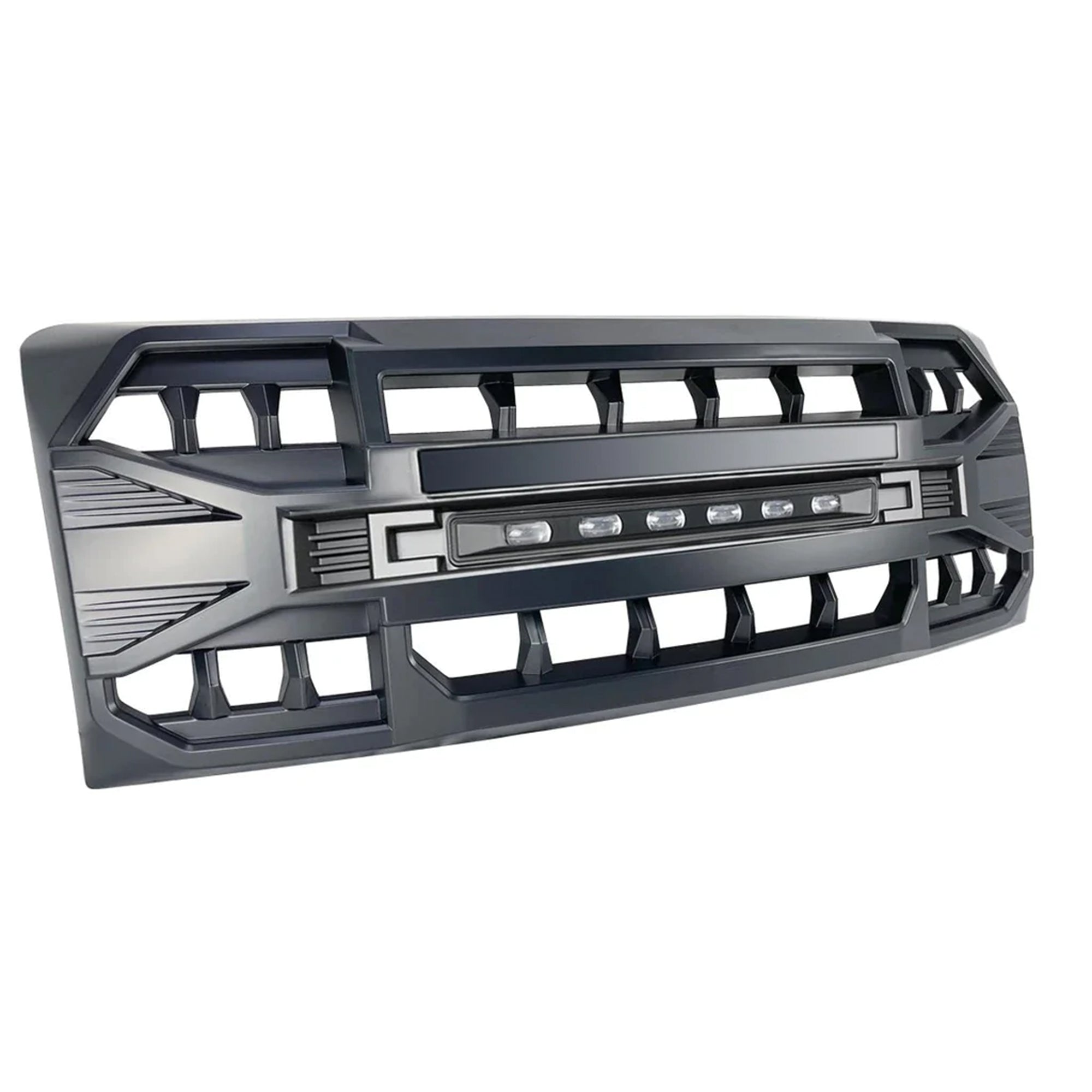 AMERICAN MODIFIED Armor Grille w/Off Road Lights for 09-14 Ford F150 (Open Box) - VMInnovations
