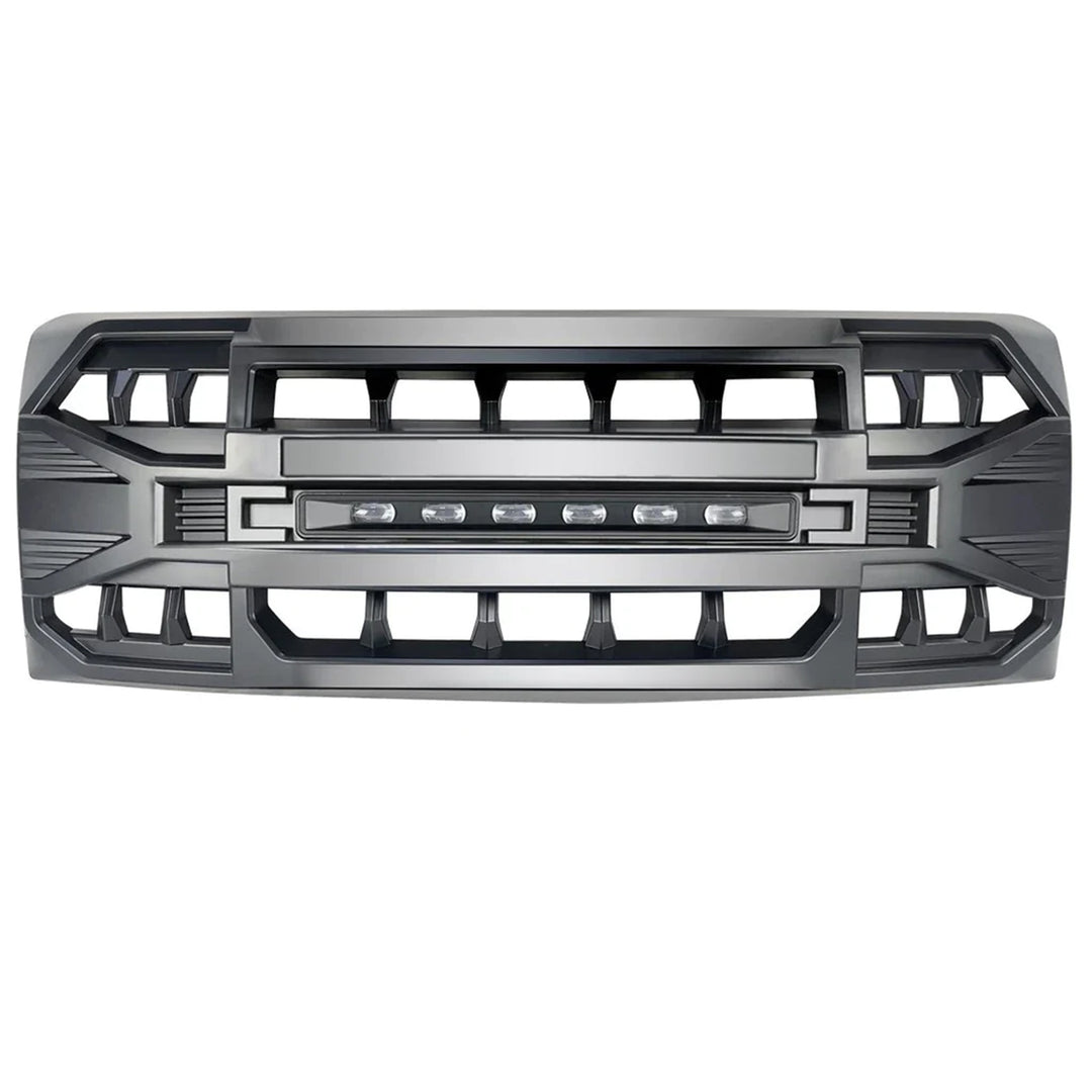AMERICAN MODIFIED Armor Grille w/Off Road Lights for 09-14 Ford F150 (Open Box) - VMInnovations