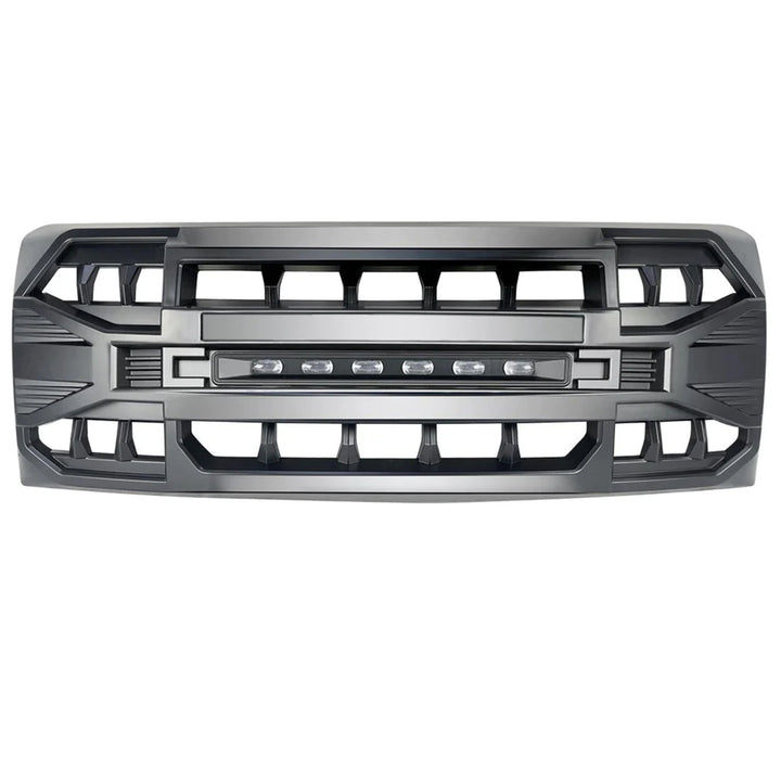 AMERICAN MODIFIED Armor Grille w/Off Road Lights for 09-14 Ford F150 (Open Box) - VMInnovations