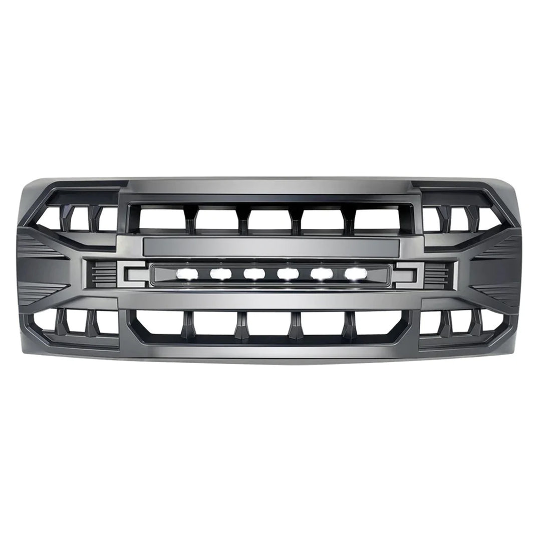 AMERICAN MODIFIED Armor Grille w/Off Road Lights for 09-14 Ford F150 (Open Box) - VMInnovations