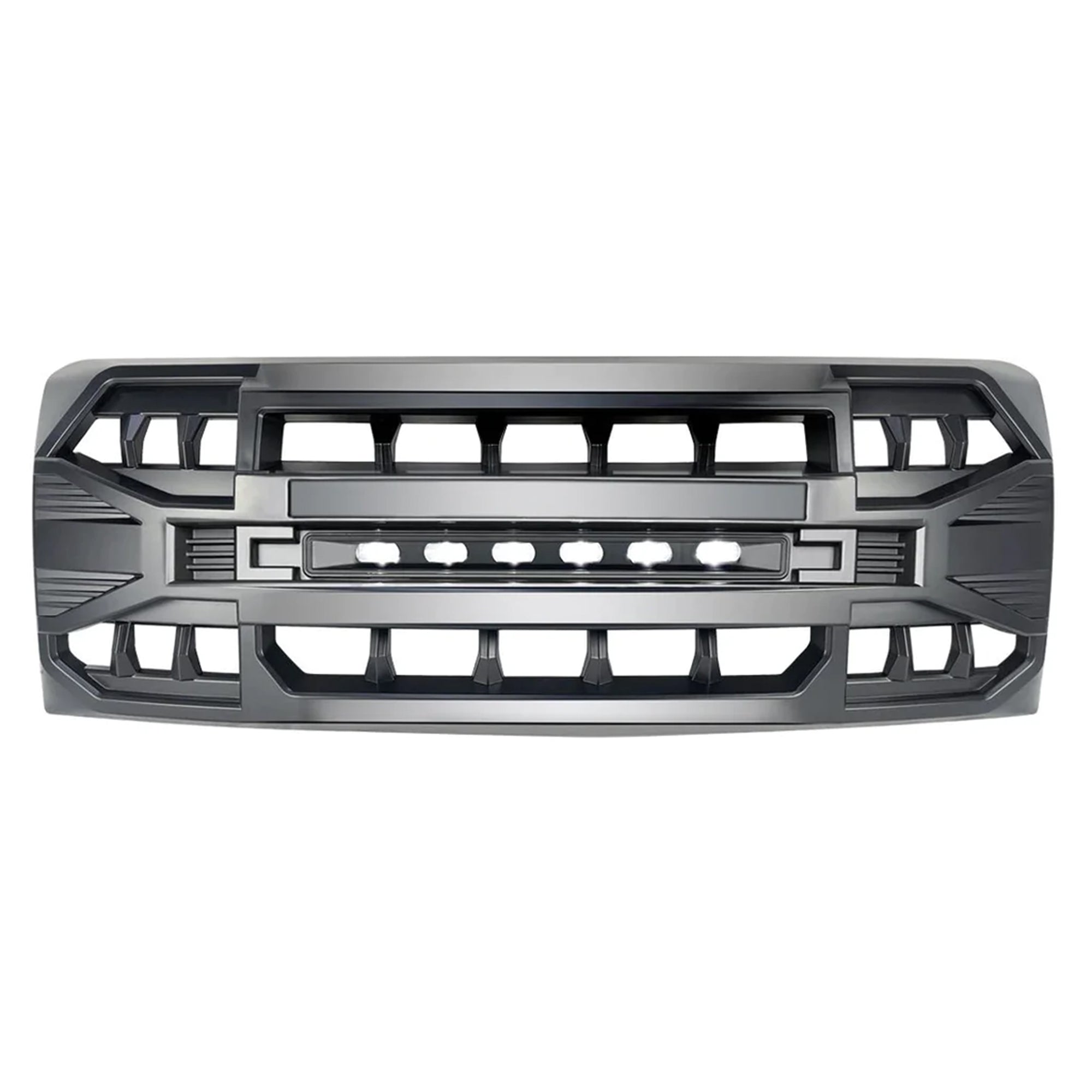 AMERICAN MODIFIED Armor Grille w/Off Road Lights for 09-14 Ford F150 (Open Box) - VMInnovations