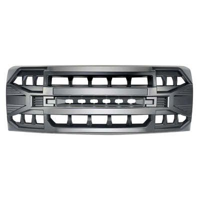 AMERICAN MODIFIED Armor Grille w/Off Road Lights for 09-14 Ford F150 (Open Box) - VMInnovations