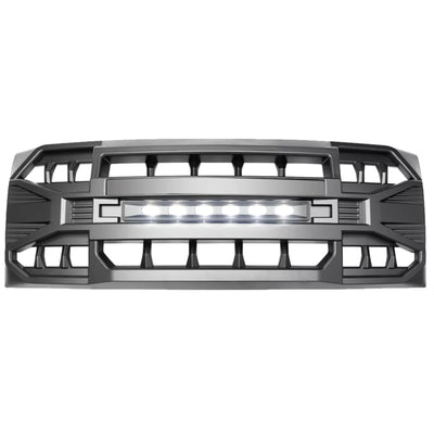 AMERICAN MODIFIED Armor Grille w/Off Road Lights for 09-14 Ford F150 (Open Box)