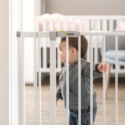 hauck Open N Stop Pressure Fit Safety Gate for Doors 29 to 31", White(For Parts) - VMInnovations
