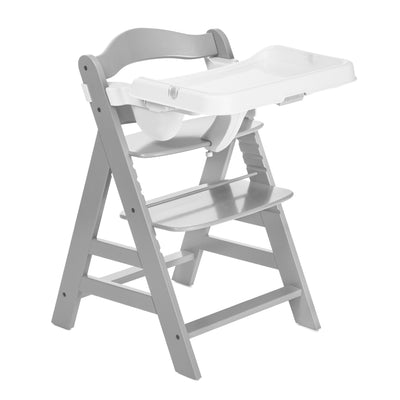 hauck Alpha High Chair Tray Table Compatible with Wooden Alpha+ and Beta+, White