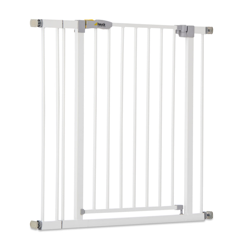 hauck 59728 Open N Stop KD Pressure Fit with 3.5 Inch Extension Baby Gate, White