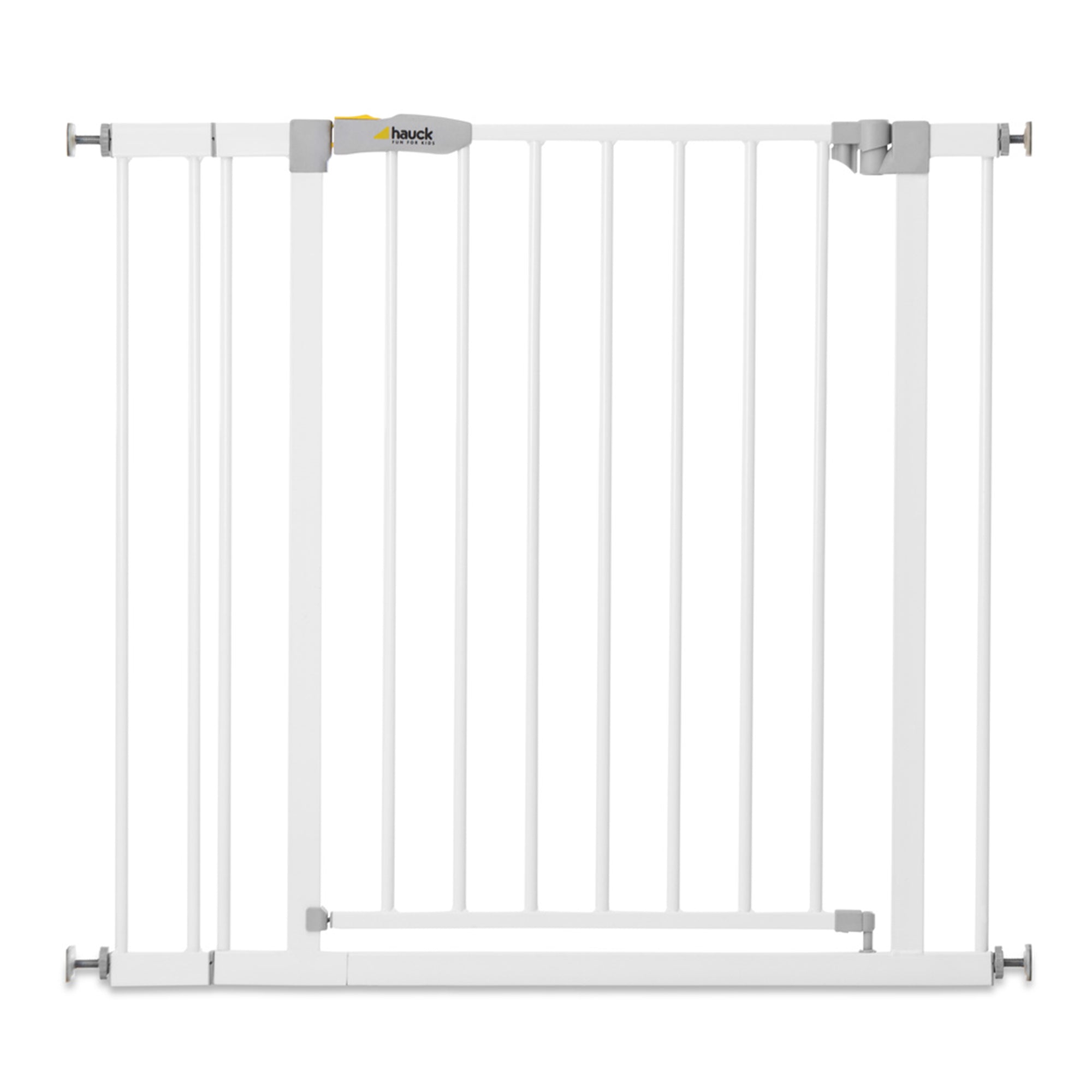 59728 Open N Stop KD Pressure Fit with 3.5 In Extension Baby Gate, WT (Open Box) - VMInnovations