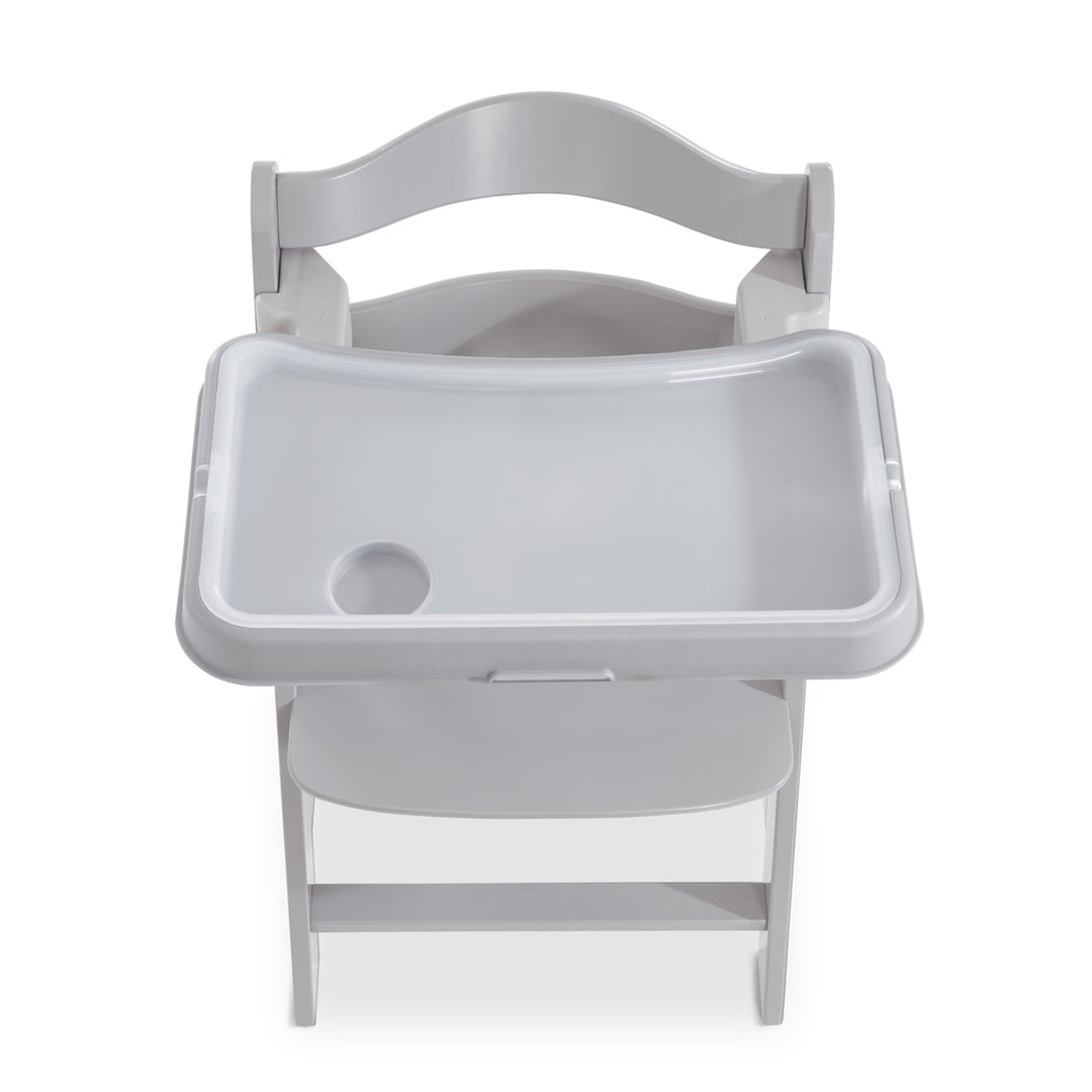 Alpha High Chair Tray Table Compatible with Wooden Alpha+ and Beta+, Grey (Used) - VMInnovations