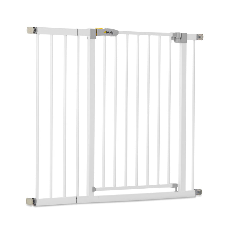 hauck 59727 Open N Stop KD Pressure Fit with 8" Extension Baby Gate, White(Used)