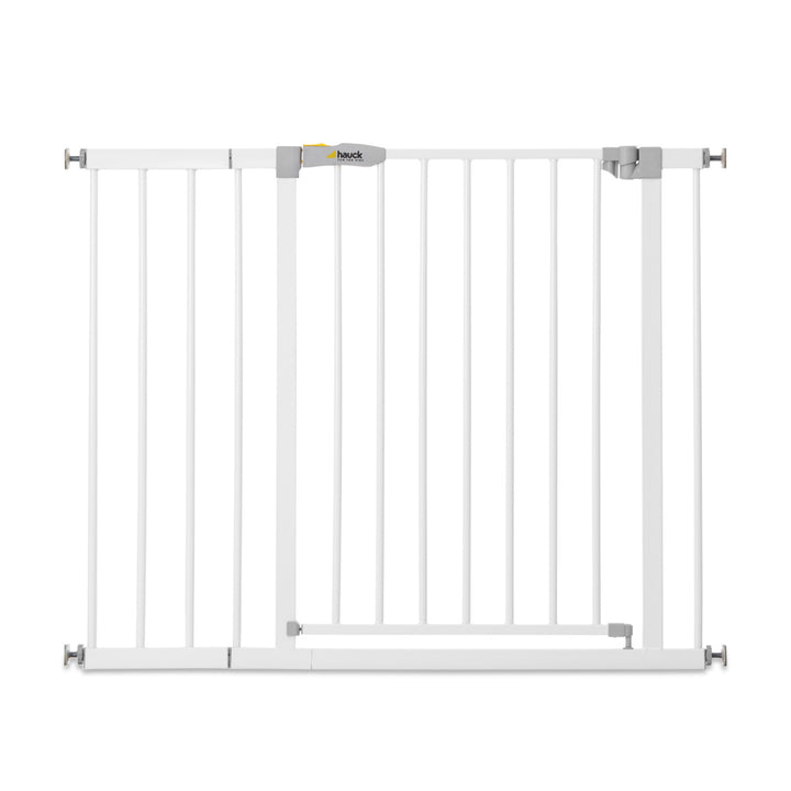 hauck 59727 Open N Stop KD Pressure Fit with 8 Inch Extension Baby Gate, White