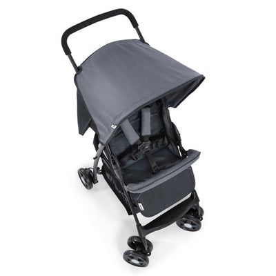 hauck Sport T13 Lightweight Compact Foldable Stroller Pushchair, Charcoal Stone - VMInnovations
